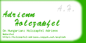 adrienn holczapfel business card